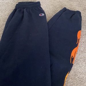 Kylie Jenner flame sweats